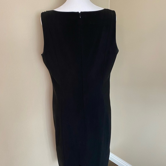 Ann Taylor 2 piece set, dress, jacket, black. - Picture 3 of 11